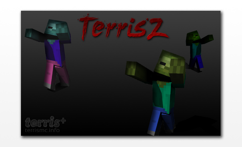 First concept poster for a new zombie survival mode server called TerrisZ.
